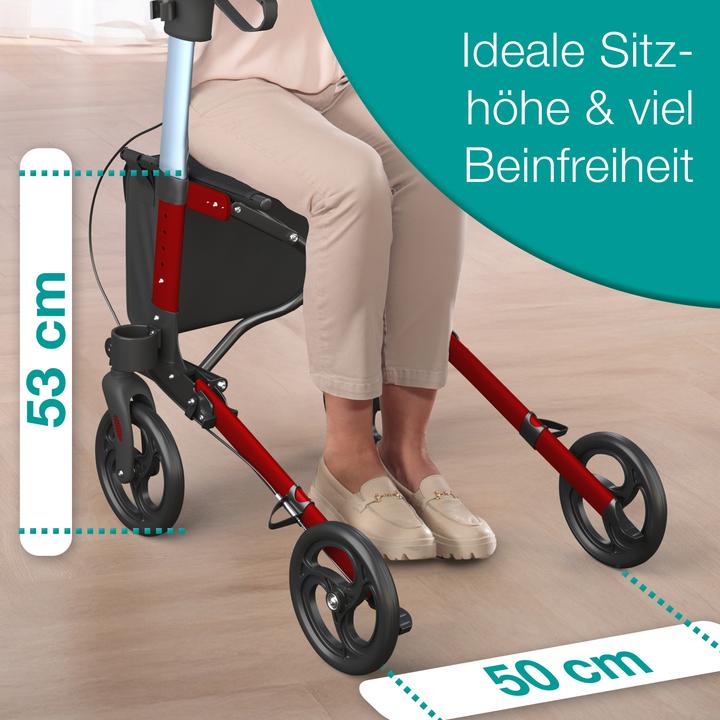 Produktbild Aktivshop Leichtgewichtrollator »Move«, Rot