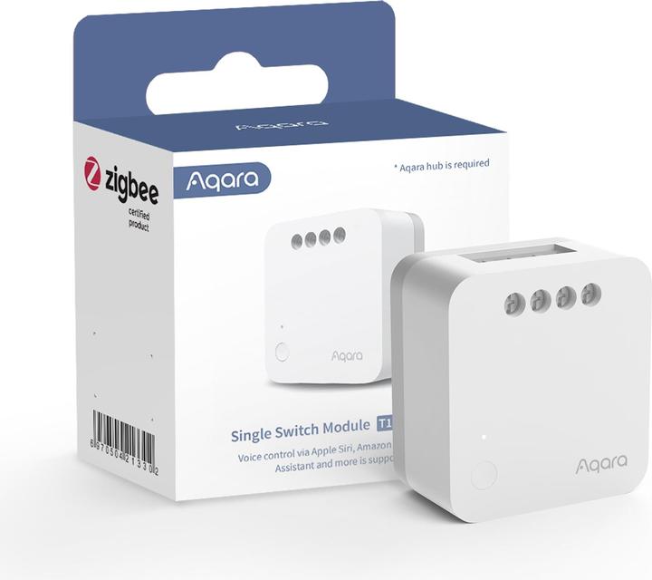 Actual product image Aqara Single switch module T1 (with neutral conductor) (HomeKit)