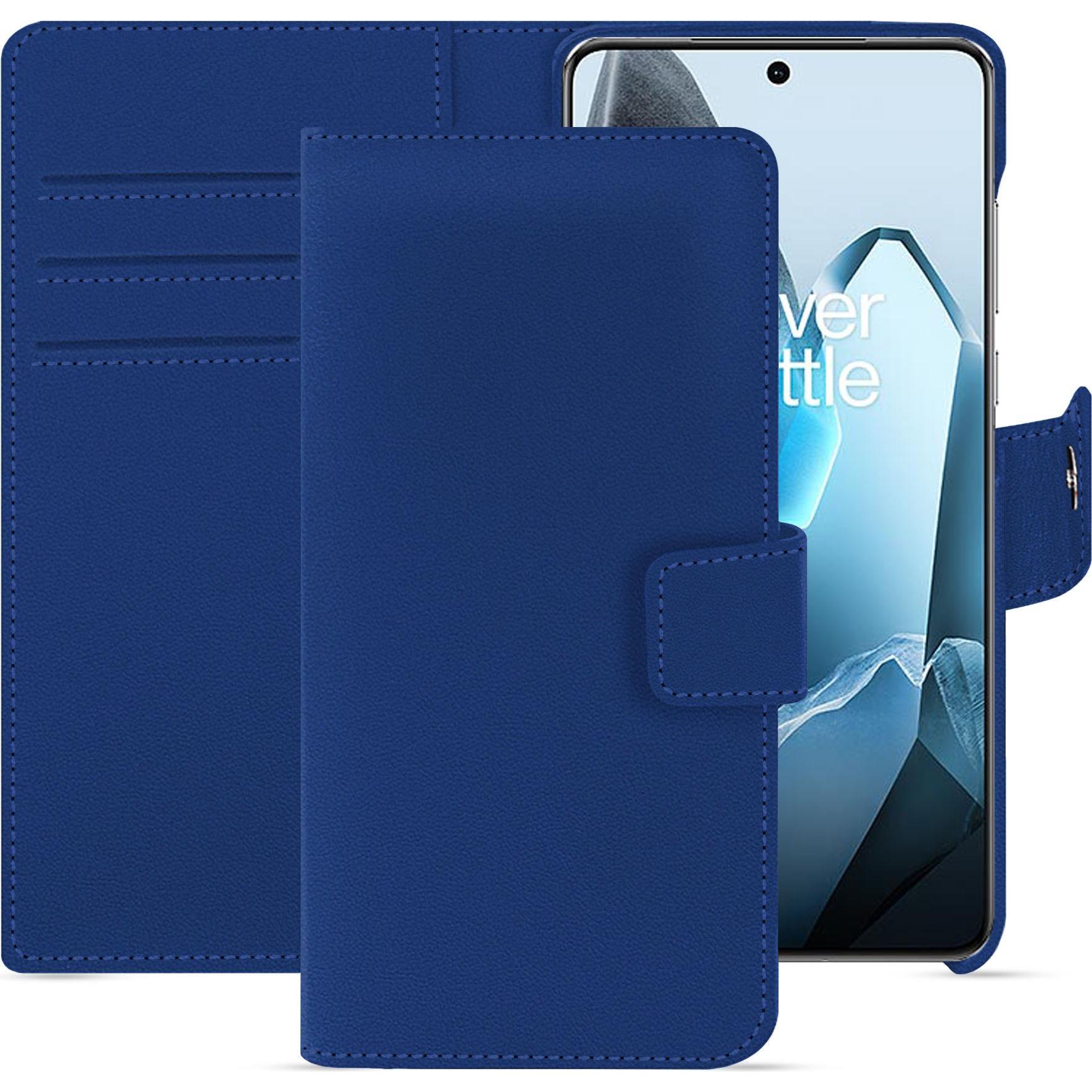 Noreve Lederschutzhülle Oneplus 13 (OnePlus 13), Smartphone Hülle, Blau