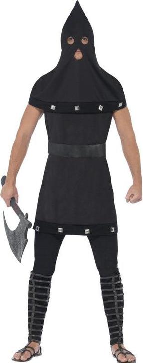 Actual product image Smiffys Medieval executioner costume black-silver M/L (M, L)