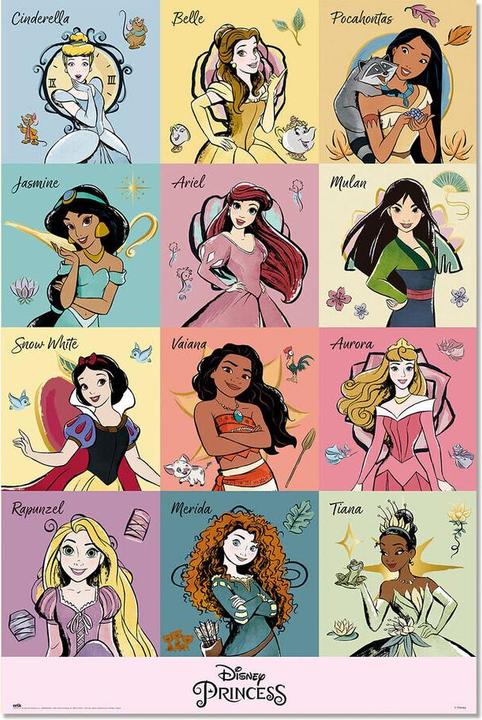 Produktbild Grupo Erik Disney Princess Poster (61 x 91.50 cm)