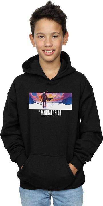 Produktbild Star Wars The Mandalorian Landscape Kapuzenpullover Jungen (128)