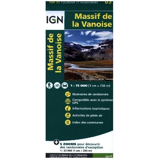 Thumbnail - Massif De La Vanoise, Landkarte