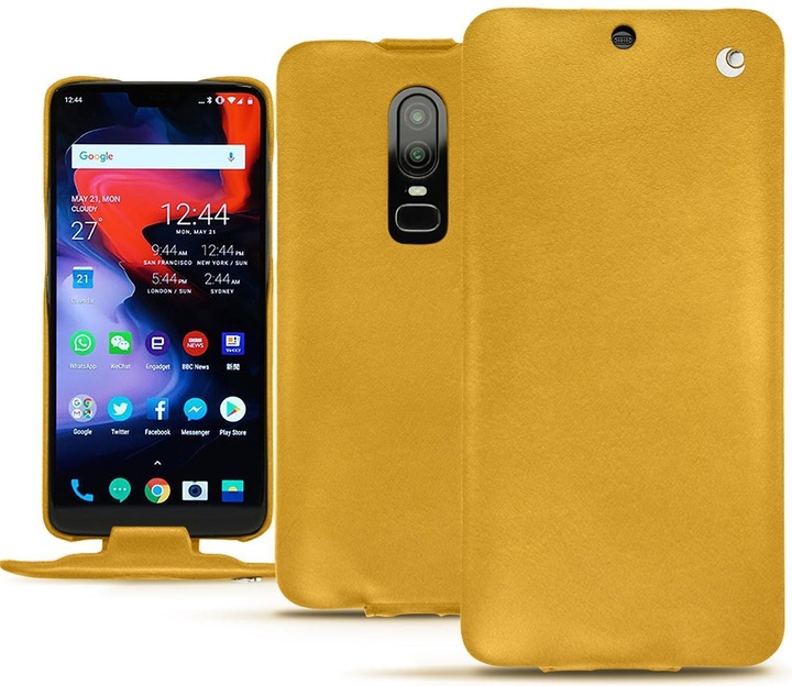 Produktbild Noreve Lederschutzhülle vertikal (OnePlus 6)