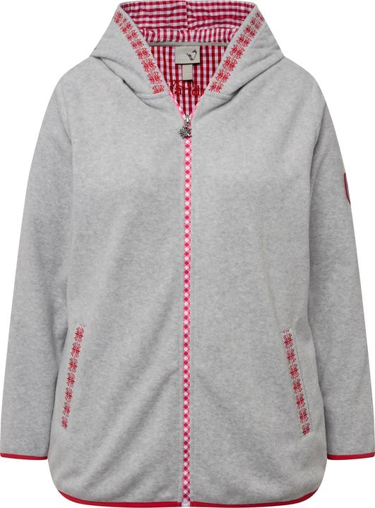 Actual product image Ulla Popken Hooded Fleece Zip-Up Jacket (46, 48)