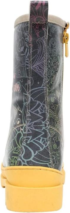 Actual product image Dogo Vegan Leather Multicolor Zip Long Boots (39)