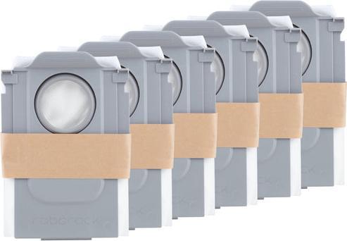 Roborock Staubsaugerbeutel 6 Stück (6 Stück, kompatibel mit mehreren Qrevo- und Saros-Modellen) (6x)