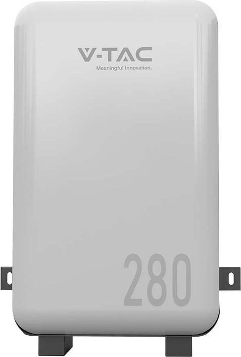 Actual product image V-TAC Magazyn Bank Energii VESTWOODS Powerbank Ścienny 14 33kWh 51 2V IP65 VT-48280-W2 10 Lat Gwaran (51588000 W, 13.61 Wh)