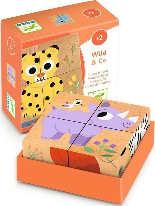 Produktbild Djeco Wild & Co (4 Teile)