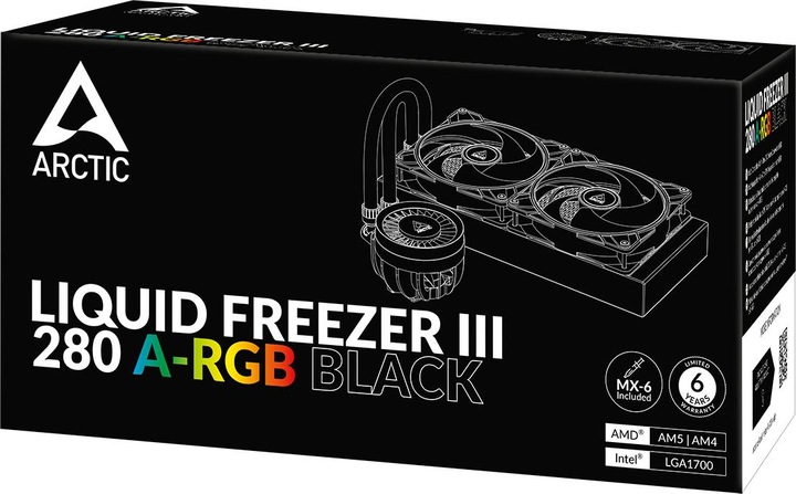 Image du produit Arctic Liquid Freezer III - 280 A-RGB (Noir)