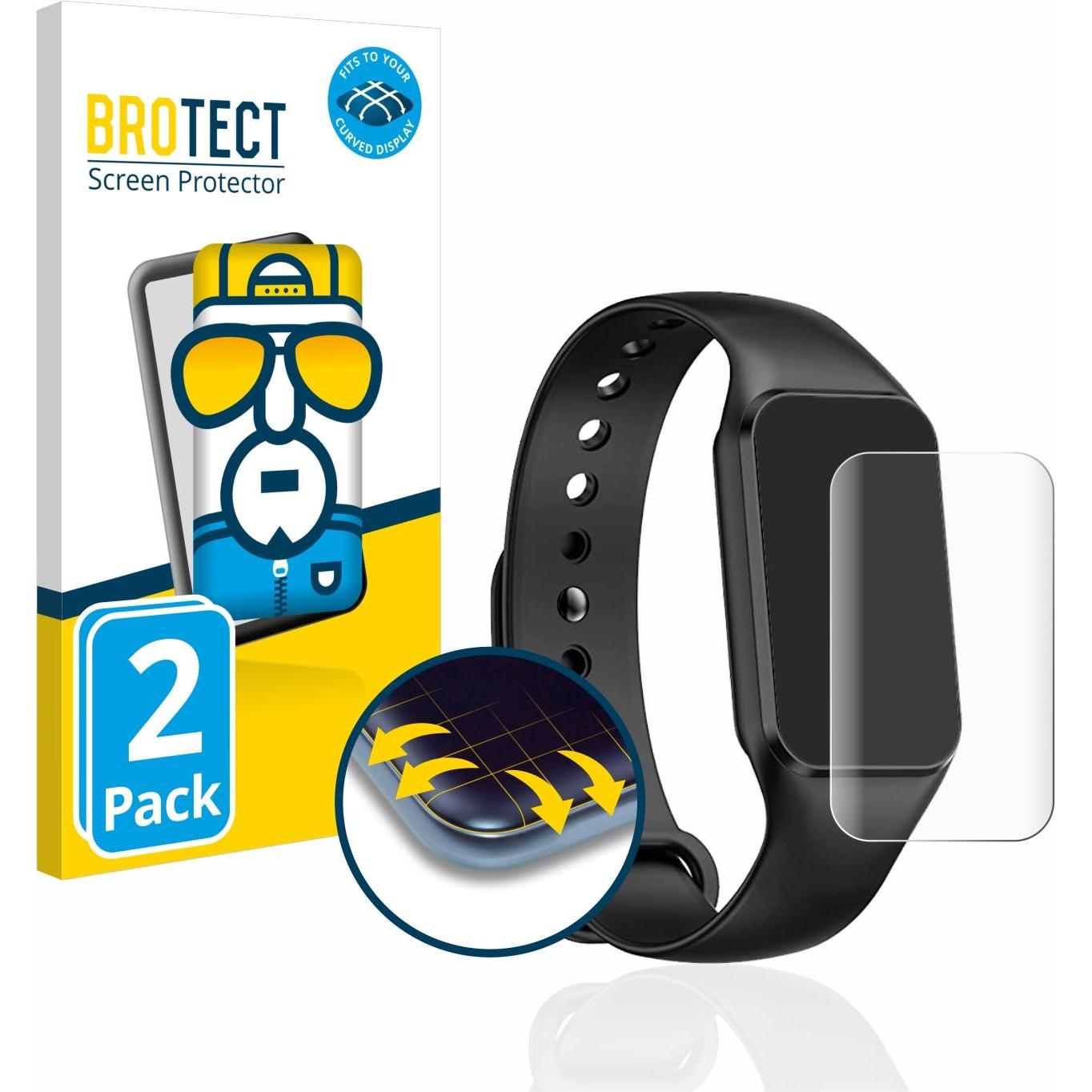 Thumbnail - BROTECT Full-Cover Displayschutz, Smartwatch Schutzfolie, Transparent