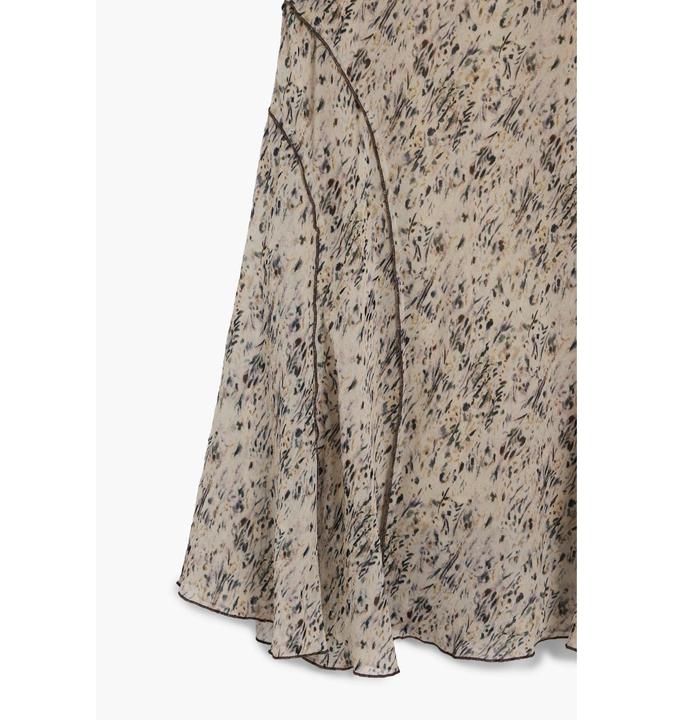 Actual product image Desigual Beige Polyester Long Skirt (M)