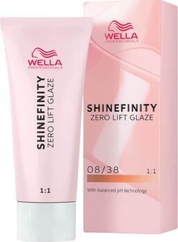 Actual product image Wella Shinefinity Zero Lift Glaze 60ml 08/38 (0838)