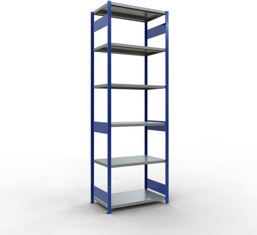 Actual product image Schulte Lagertechnik MULTIplus250 basic racking system with length ledgers