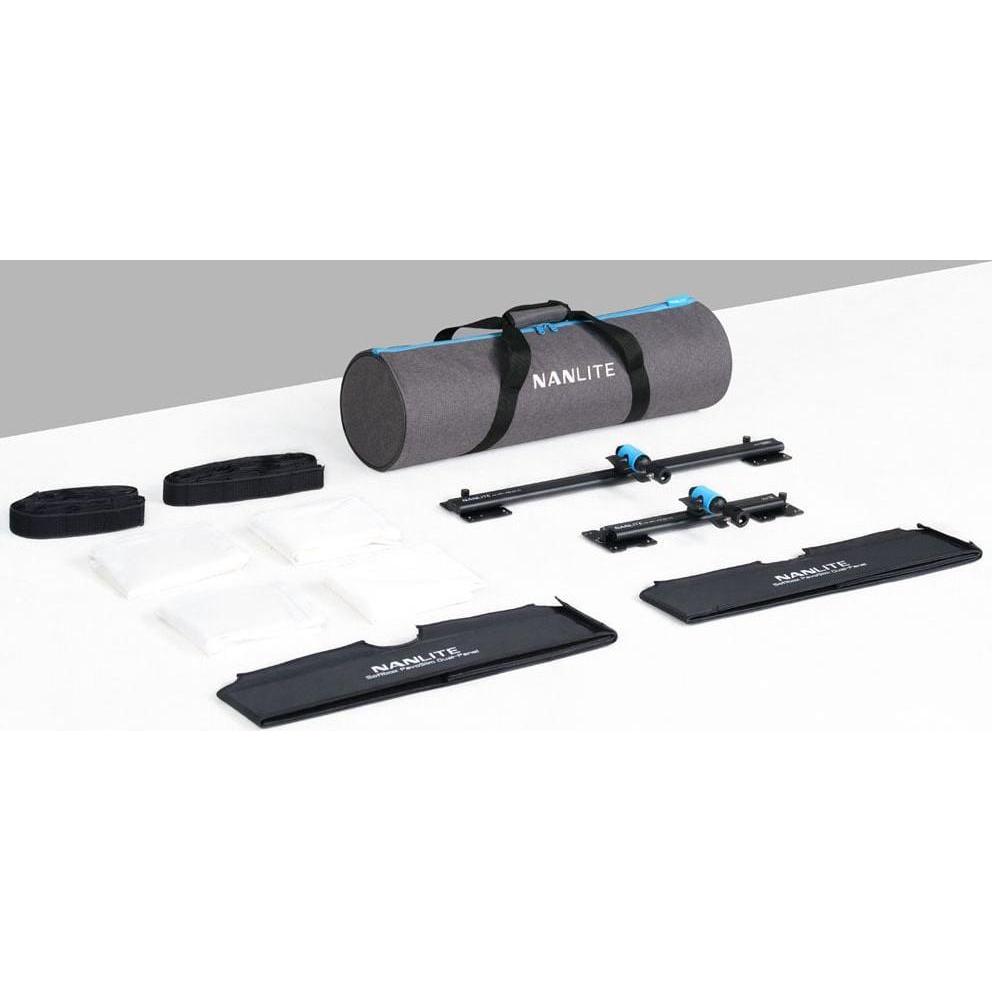 Nanlite Kit di accoppiatori a doppio pannello (PavoSlim) (Ulteriori accessori), Accessori attrezzatura da studio, Nero