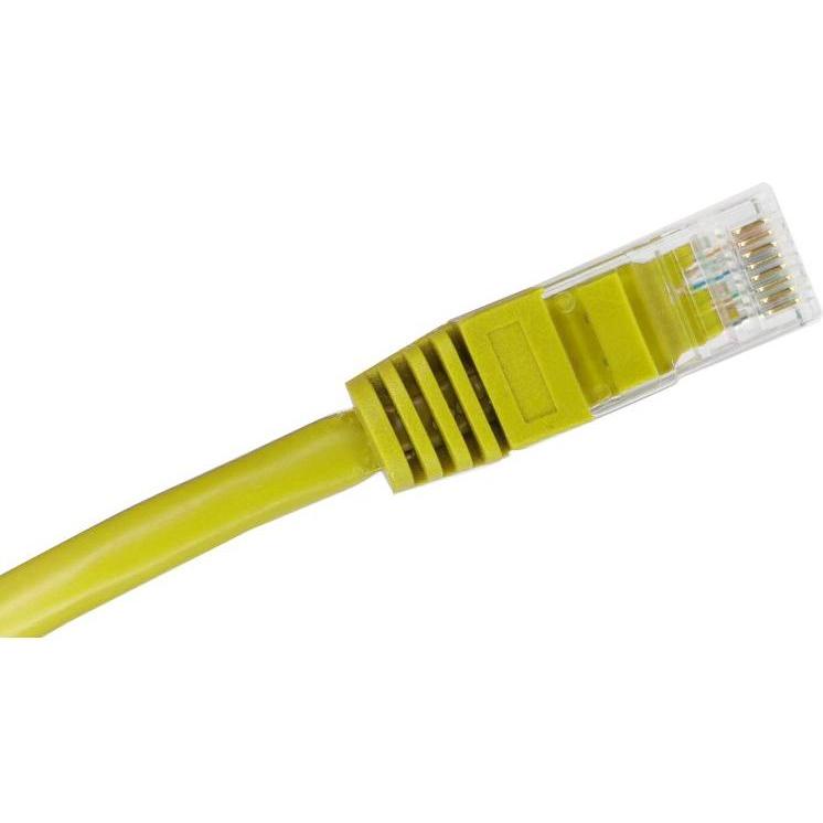 Thumbnail - Alantec KKU6ZOL1 PatchKabel UUTP Kat6 PVC 10m gelb (U/UTP, CAT6, 1 m), Netzwerkkabel