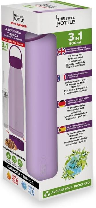 Actual product image The Steel Bottle TSB Infuser 90