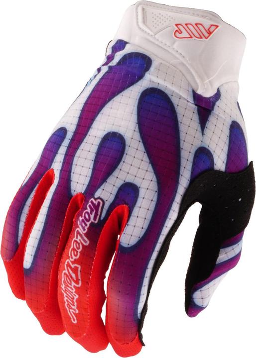 Troy Lee Designs Air Glove, Overspray, white/violet, youth S