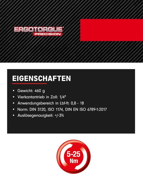 Produktbild KS Tools Ergotorque (1/4", 5 - 25 Nm)
