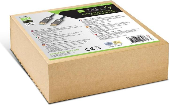 Actual product image EFB Elektronik GmbH HDMI2.0 AOC LWL Cable 10 m, The Active High Speed HDMI Audio Video Cable is characterized by ei (10 m)
