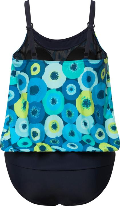 Produktbild Ulla Popken Tankini, Kreise, Softcups, Träger verstellbar, recycelt (42)