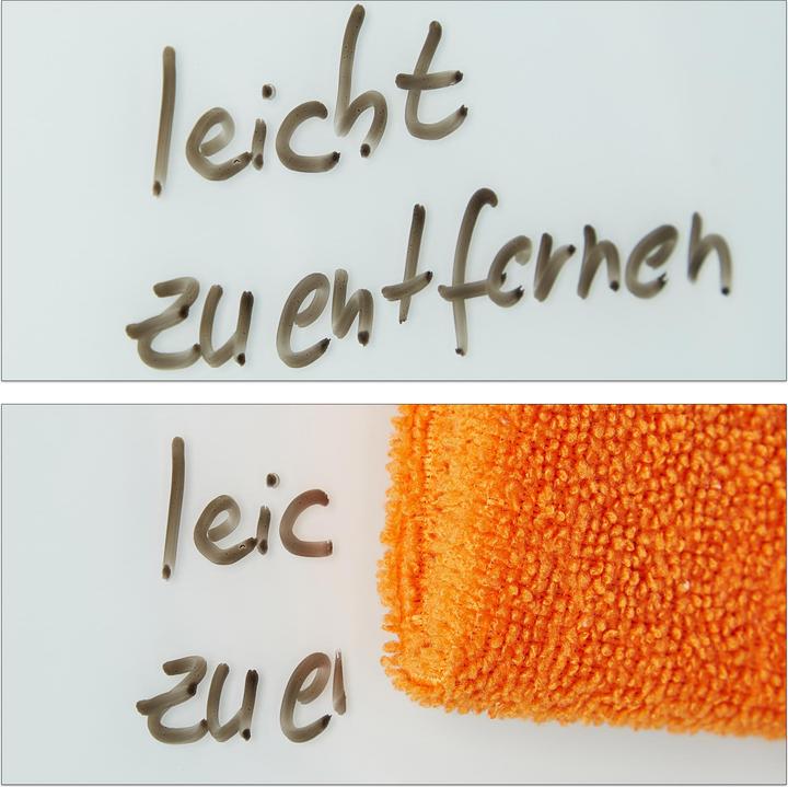 Actual product image Relaxdays Key box glass magnetic board (30 x 5.5 x 20 cm)