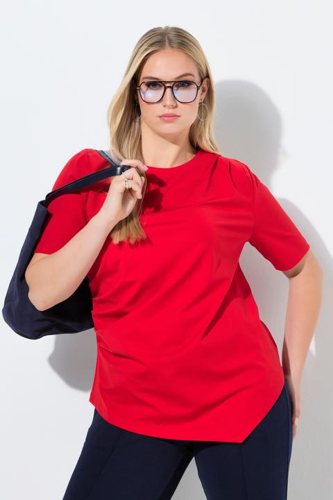 Actual product image Ulla Popken Asymmetric Pointed Hem Tee (42, 44)