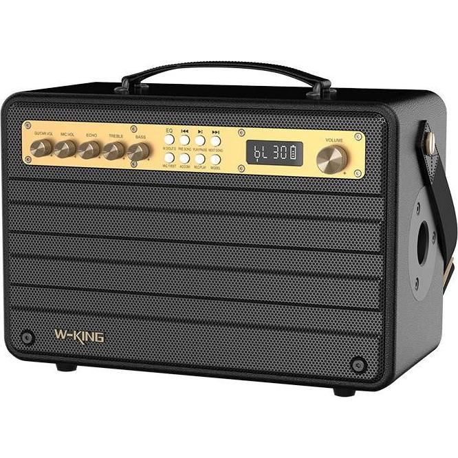 Thumbnail - W-king Wireless Bluetooth Speaker K6S 100W (black) (8 h, Akkubetrieb), Bluetooth Lautsprecher, Schwarz