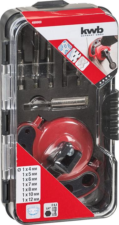 Produktbild kwb Diamant (6 mm, 12 mm, 10 mm, 7 mm, 5 mm, 8 mm, 4 mm)