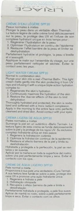 Image du produit Uriage Eau Thermale Crème d'eau SPF20 crème (40 ml, Crème de jour, SPF 20)