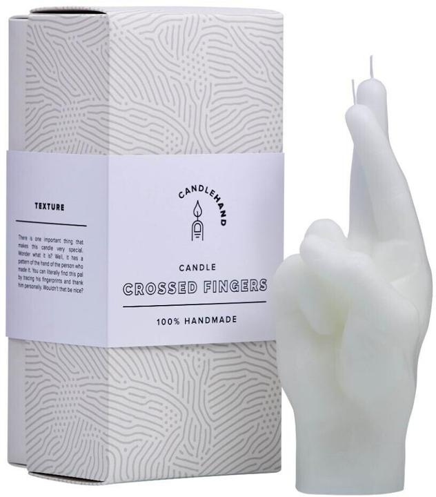 Actual product image Candle Hand crossed fingers (1 pcs.)