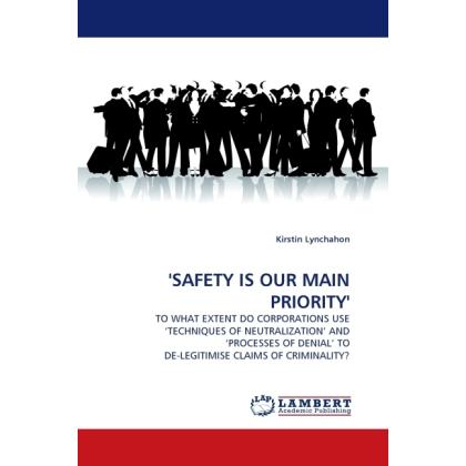'Safety Is Our Main Priority', Fachbücher von Kirstin Lynchahon