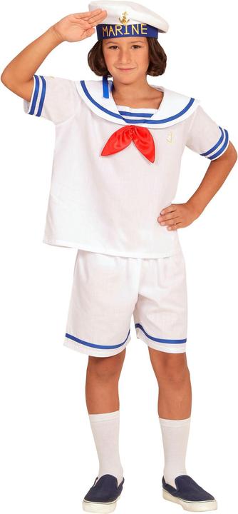 Widmann KLASSISCHER MATROSE (Oberteil, Shorts, Hut), 116 cm / 4-5 Years