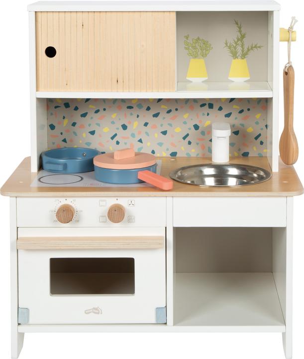 Actual product image small foot Terrazzo Play Kitchen compact
