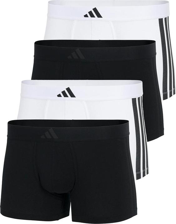 Immagine prodotto adidas 4er Pack Active Flex Cotton 3 Stripes Retro Short / Pant (XXL, confezione da 4)
