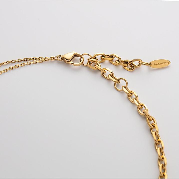 Produktbild Paul Hewitt Treasure Halskette Gold mit Perle (Edelstahl, 45 cm)
