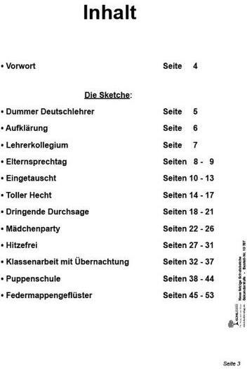 Image du produit Neue fetzige Schulsketche / Sekundarstufe (Allemand, Hans-Peter Tiemann, 2007)