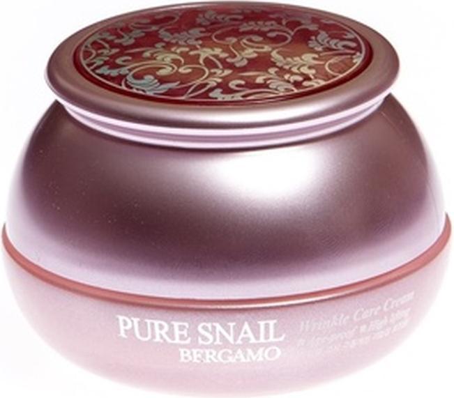 Bergamo Pure Snail Wrinkle Care Cream Anti-Wrinkle Face Cream Made Of Ecstraktem From Snail Mucus (50 ml, 24h Creme)