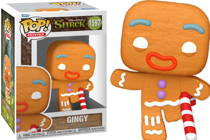Actual product image Funko Shrek POP! movies vinyl figure 30th Anniversary Gingerbread man 9 cm