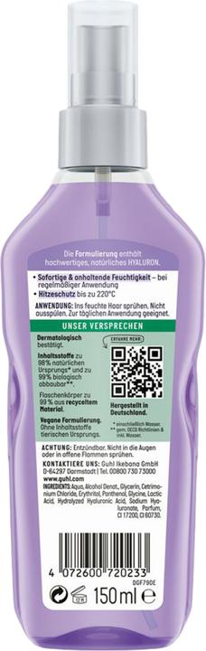 Immagine prodotto Guhl Siero Spray Trattamento Hyaluron & Care 150 ml (150 ml)