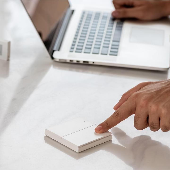 Productafbeelding Aqara Draadloze Afstandsschakelaar H1(Dubbele Tuimelschakelaar) (HomeKit)