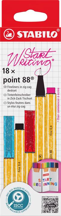 Actual product image STABILO Point 88 Zick Zack 18er Etui (Multicolor, 18 x)