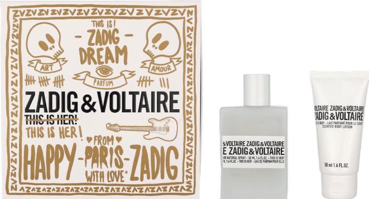 Actual product image Zadig & Voltaire This is Her! Christmas 2023 Eau de Parfum 50 / Body Lotion (Eau de parfum, 100 ml)