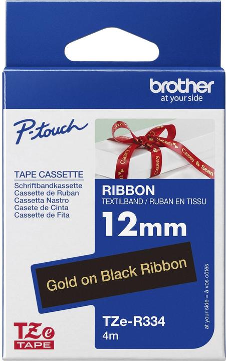 Brother TZe-R334 (1.20 cm, Nero)