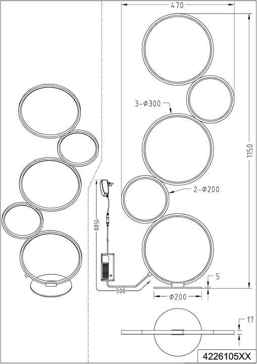 Immagine prodotto Trio Rondo (3200 lm)