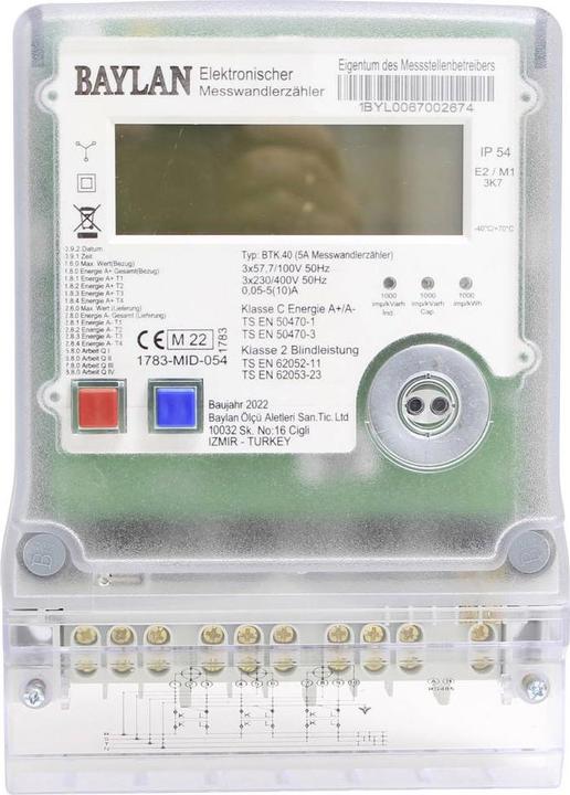 Counttec Electronic transformer meter for the meter cross
