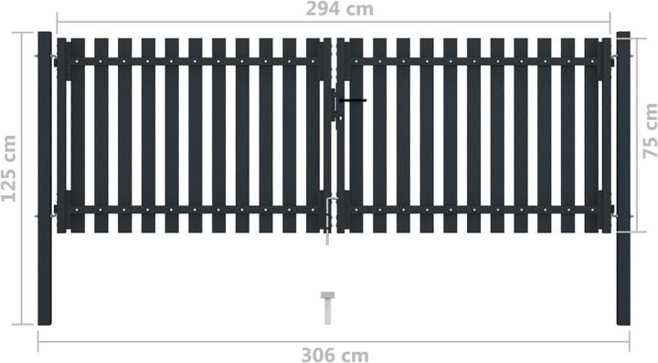 Produktbild vidaXL Zauntor