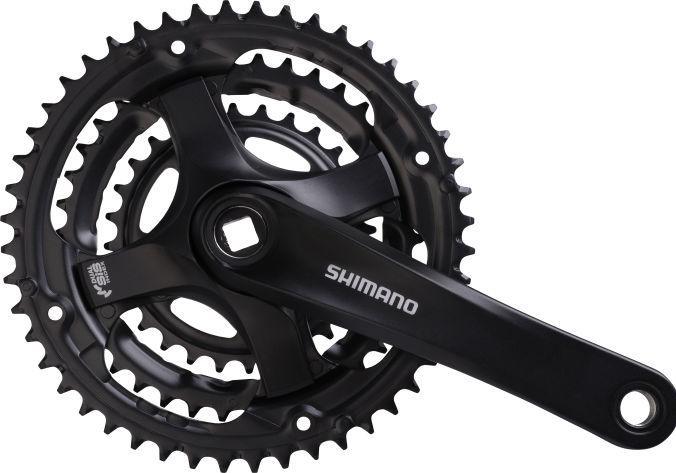 Actual product image Shimano FC-TY501 crankset 6/7/8-speed 48-38-28 T. (175 mm)