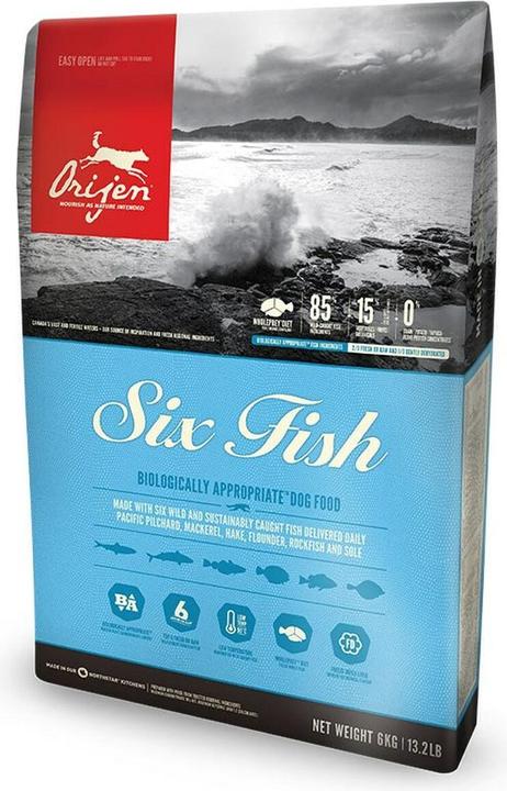 Actual product image Orijen 6-Fish (Adult, 1 pcs., 6000 g)