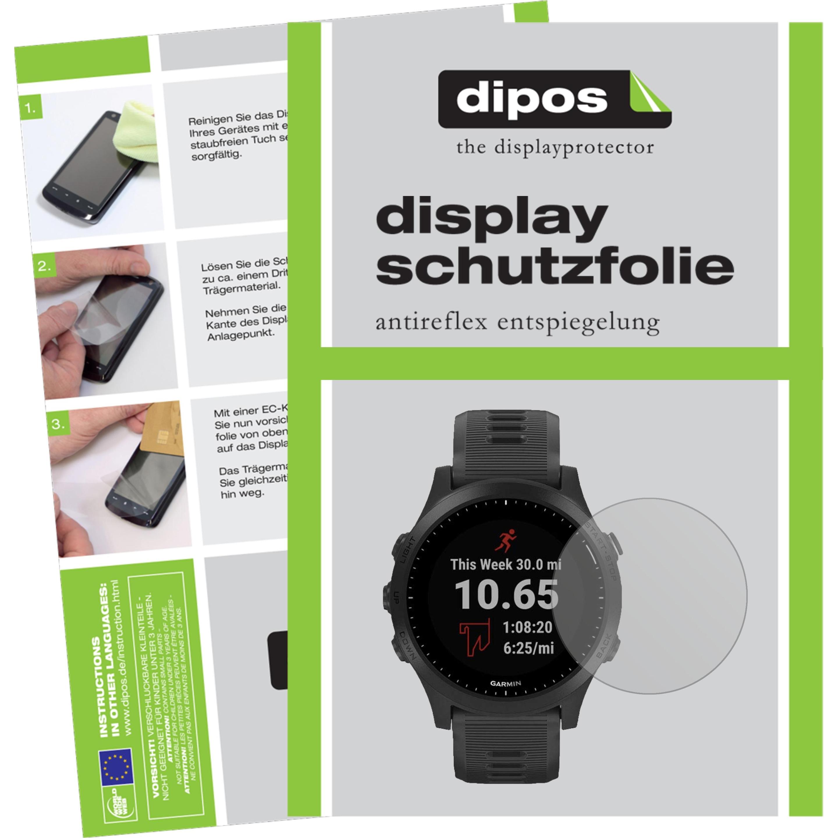 Dipos Displayschutzfolie Antireflex, Smartwatch Schutzfolie, Transparent